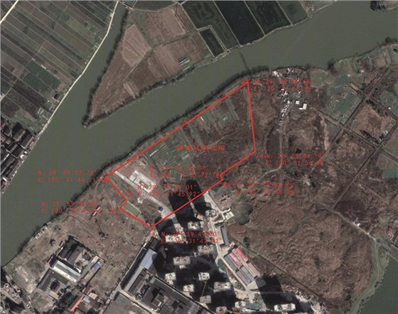 本項目調查地塊范圍邊界圖